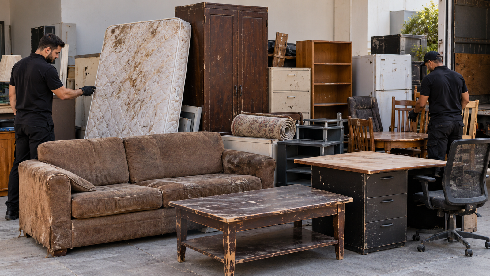 Bulky sofa junk removal in Dubai