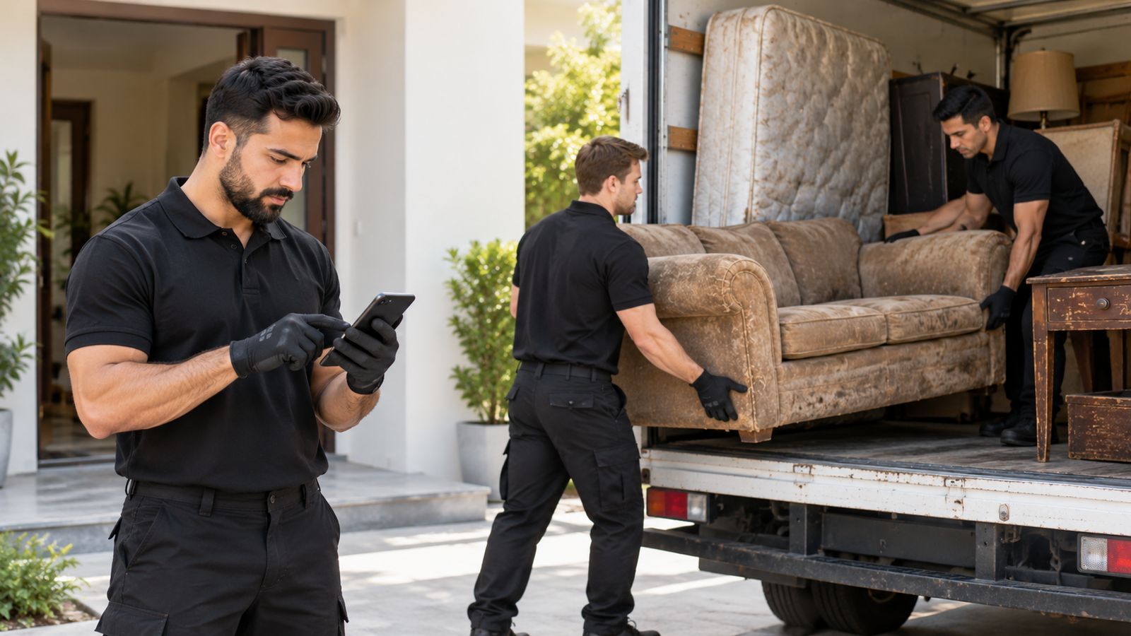 Steps to book home junk removal