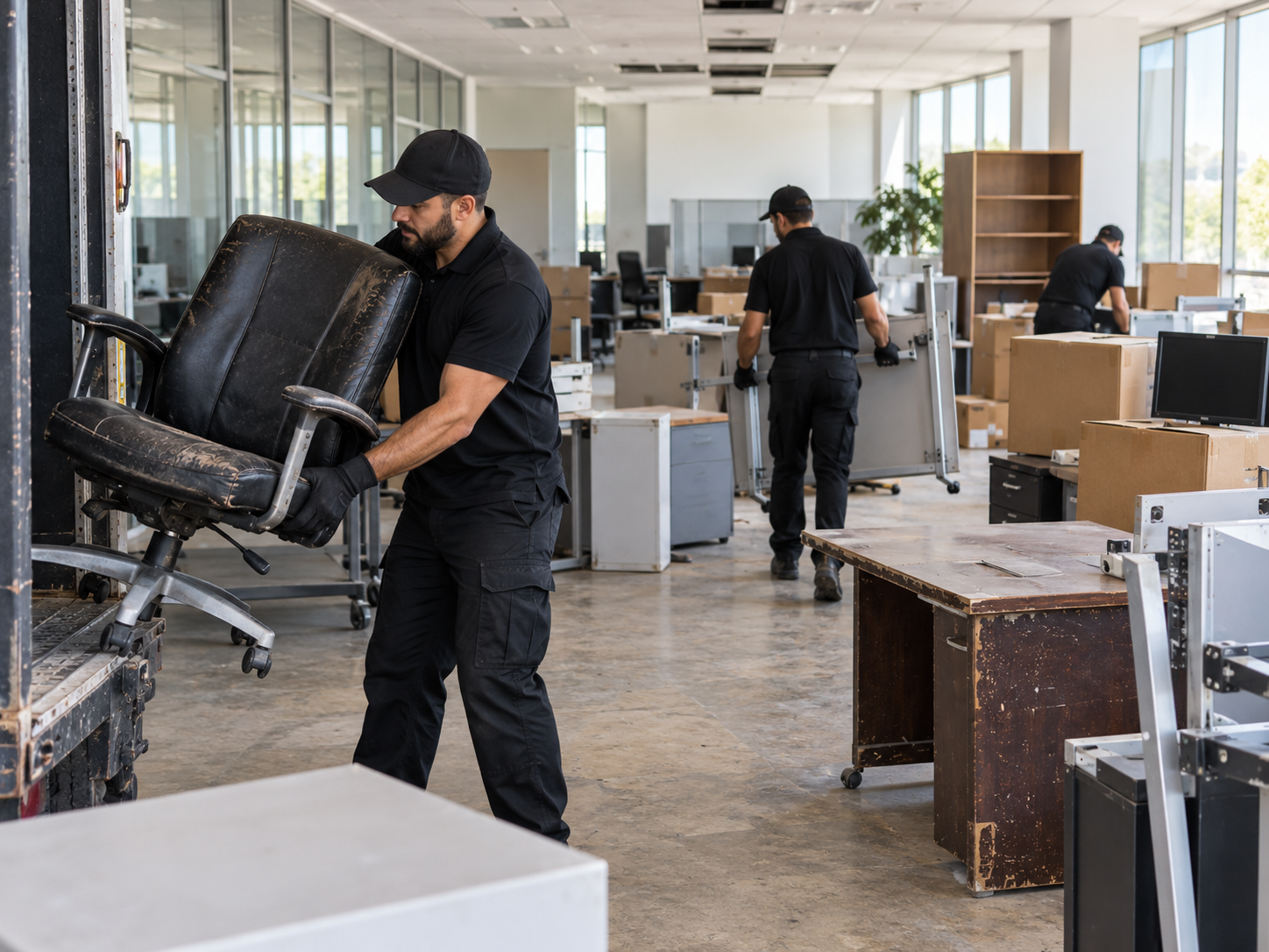 Commercial clear out and office relocation